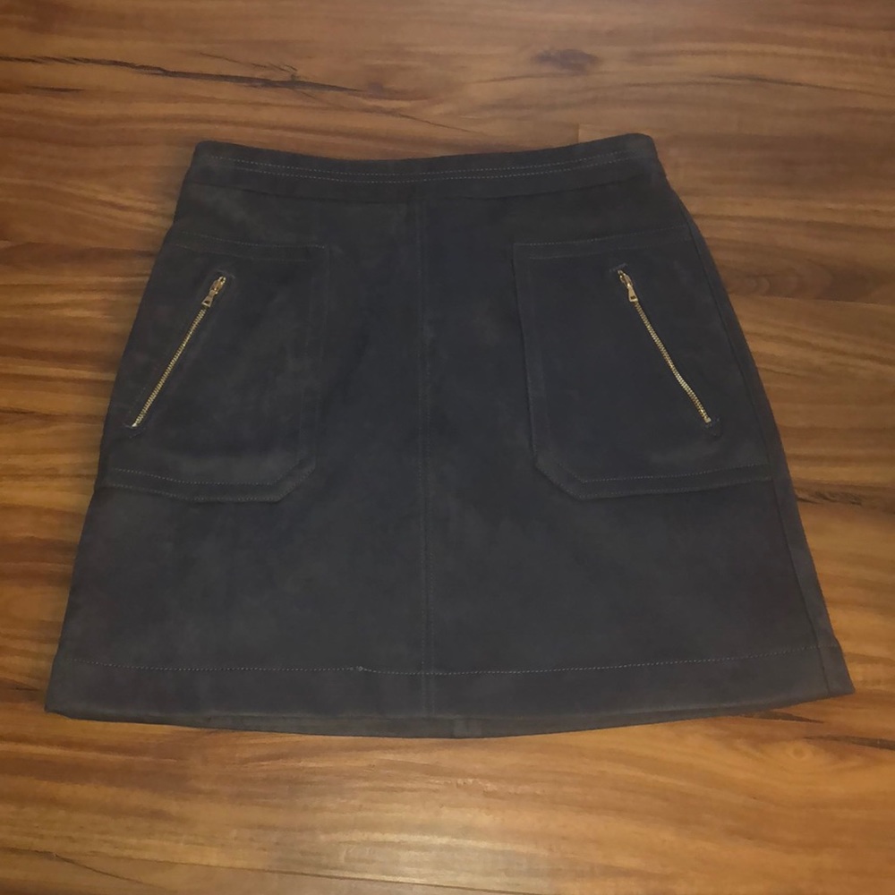 Loft Faux Suede Skirt